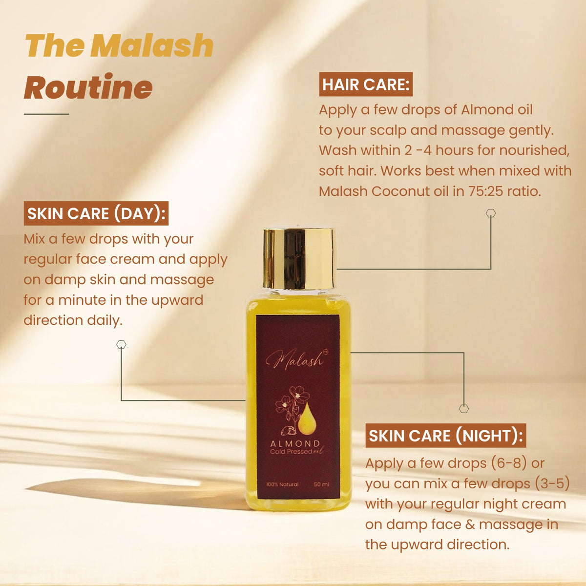 Malash Almond Cold-Pressed Oil