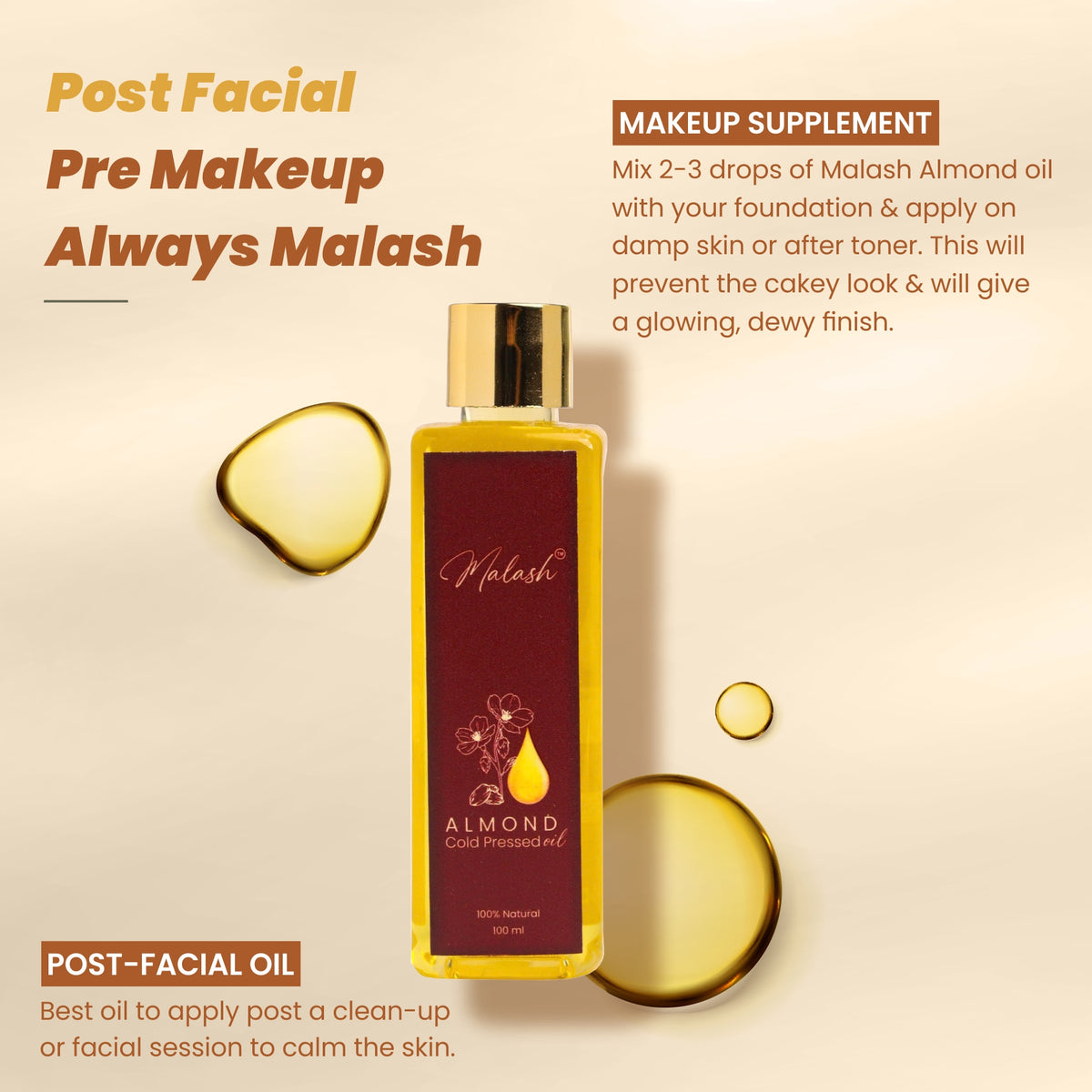 Malash Almond Cold-Pressed Oil
