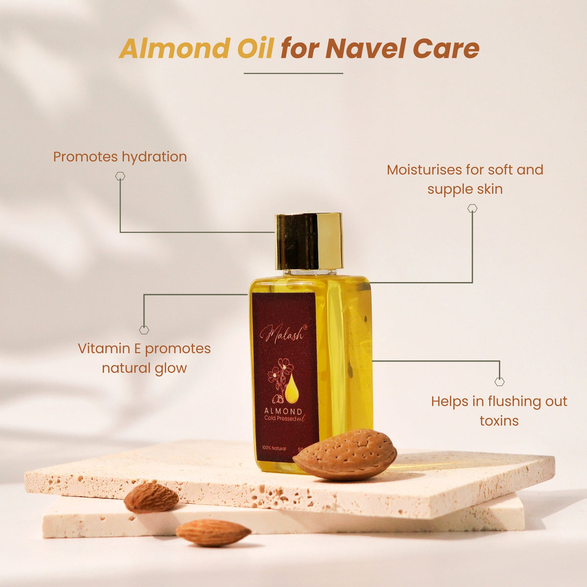 Malash Almond Cold-Pressed Oil