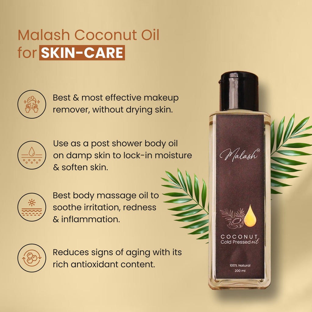 Malash Coconut Cold-Pressed Oil
