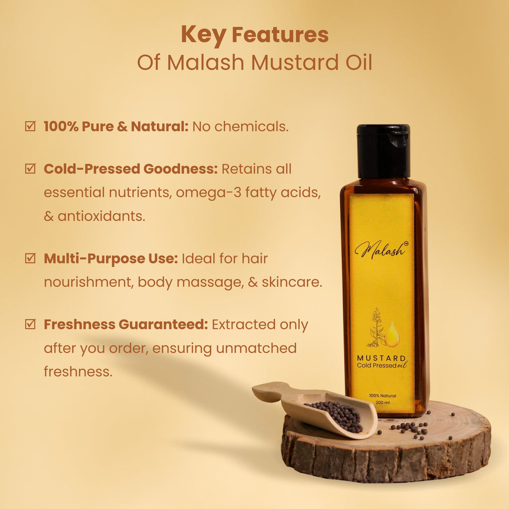 Malash Mustard Cold Pressed Oil