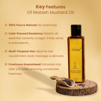 Malash Mustard Cold Pressed Oil