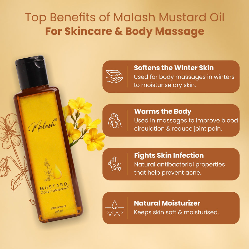 Malash Mustard Cold Pressed Oil
