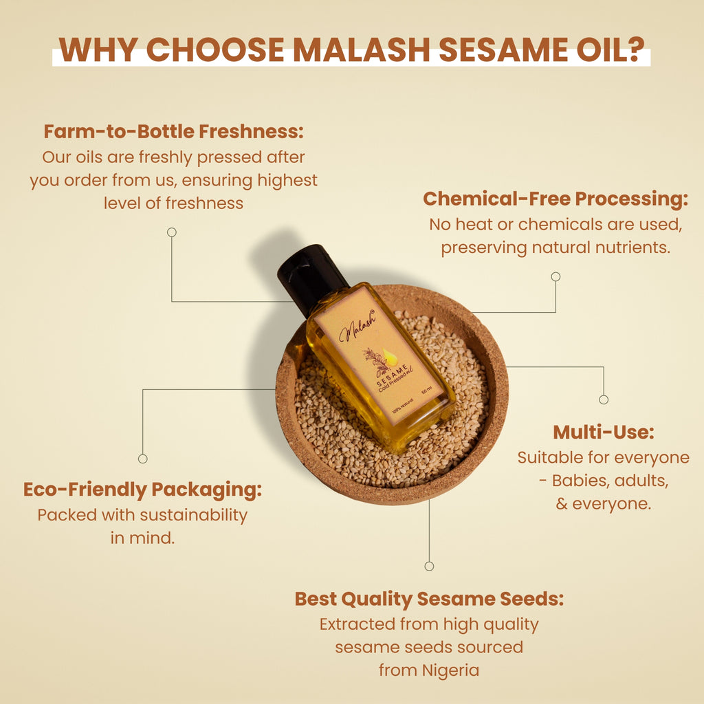 Malash Sesame Cold Pressed Oil